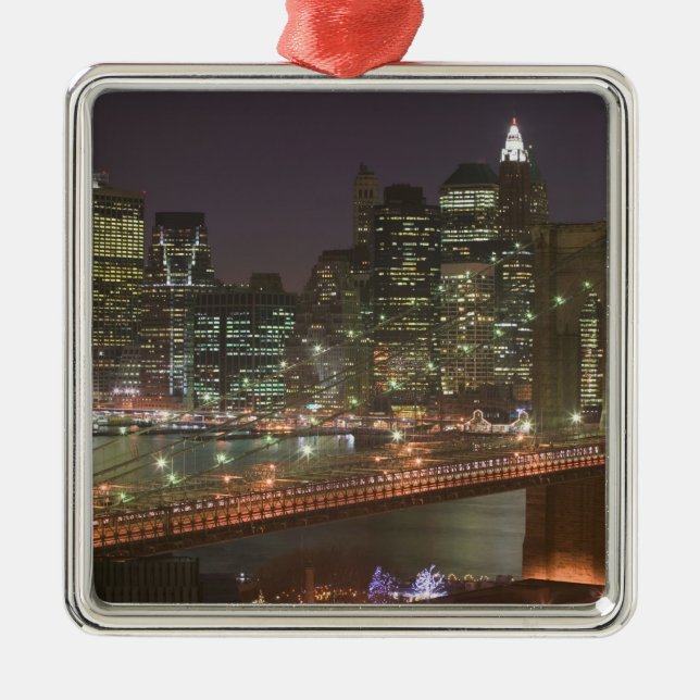 Ornamento De Metal EUA, Nova York, Nova Iorque, Manhattan:11 (Frente)