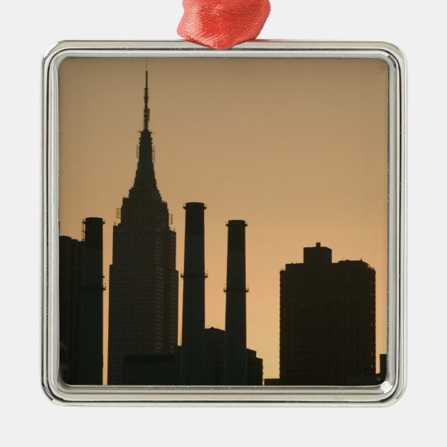 Ornamento De Metal EUA, Nova York, Nova Iorque, Manhattan:6 (Frente)