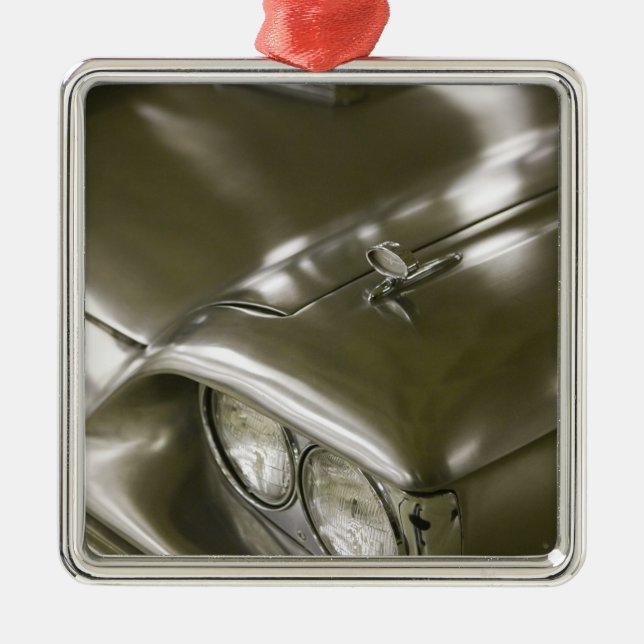 Ornamento De Metal EUA, Ohio, Cleveland: Reserva ocidental histórica (Frente)