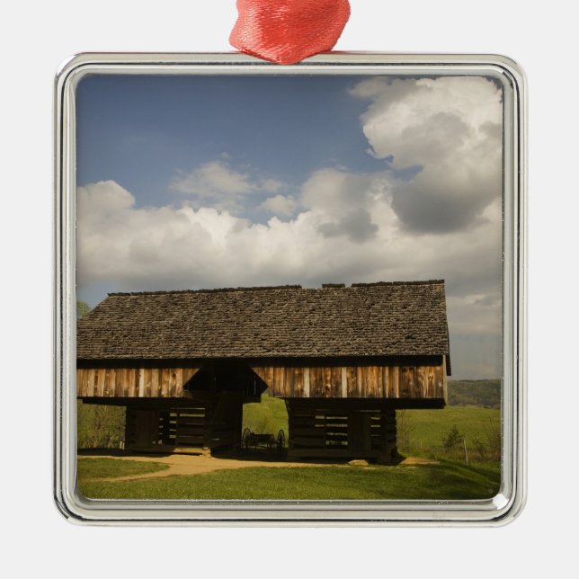 Ornamento De Metal EUA, Tennessee, Enfumaçado Excelente Mountain NP. (Frente)