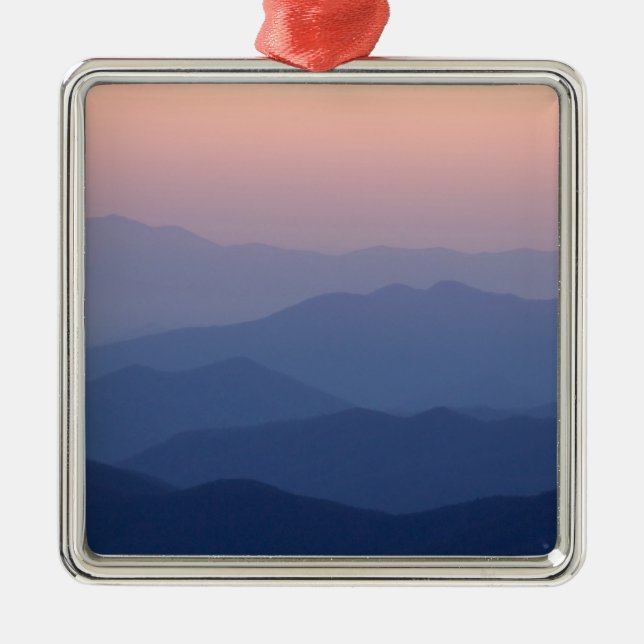 Ornamento De Metal EUA, Tennessee, Excelente Mountains National (Frente)