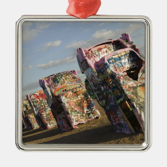 Ornamento De Metal EUA, TEXAS, PanhandArea, Amarillo: Cadillac (Frente)