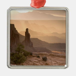 Ornamento De Metal EUA; Utah; Parque Nacional Canyonlands. Vista de