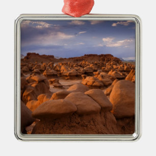 Ornamento De Metal EUA; Utah. Vista do Goblin Valley State Park em