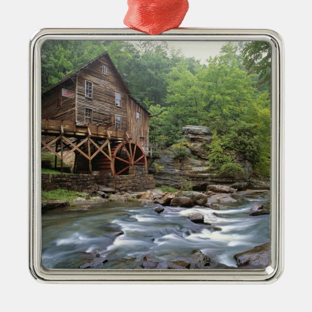 Ornamento De Metal EUA, Virginia Ocidental, Babcock SP. Glade Rústica (Frente)