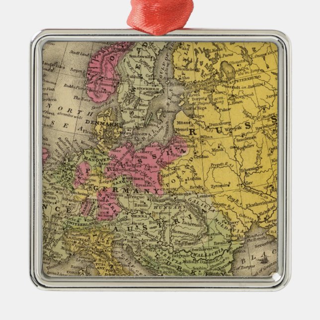 Ornamento De Metal Europa 9 (Frente)