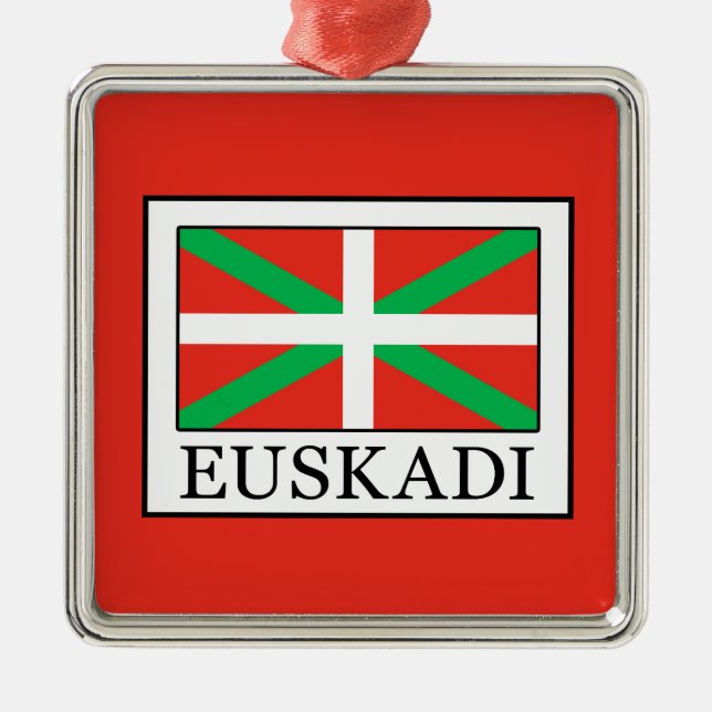 Ornamento De Metal Euscadi (Frente)