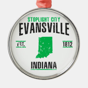Ornamento De Metal Evansville