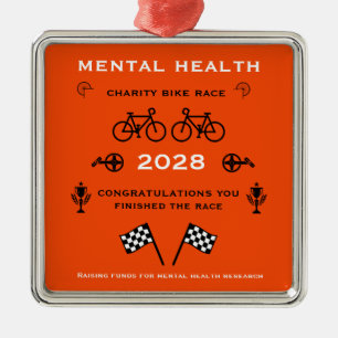 Ornamento De Metal Evento de Ciclismo de Caridade ou Esportes