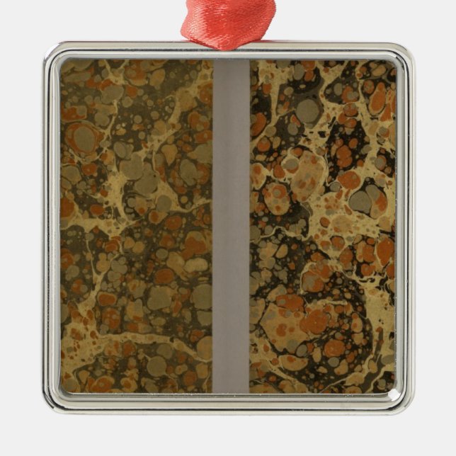 Ornamento De Metal Exercícios Geográficos (Frente)