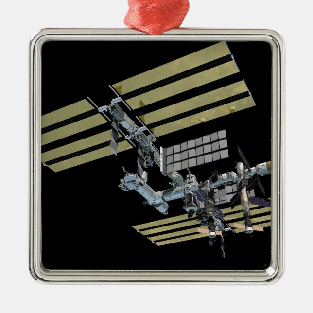 Ornamento De Metal Exibição gerada pelo computador 11 (Frente)