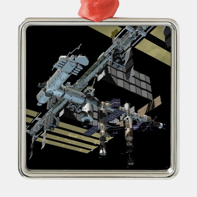 Ornamento De Metal Exibição gerada pelo computador 13 (Frente)