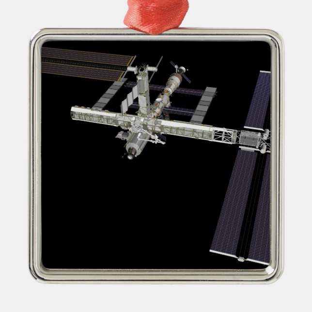 Ornamento De Metal Exibição gerada pelo computador 16 (Frente)