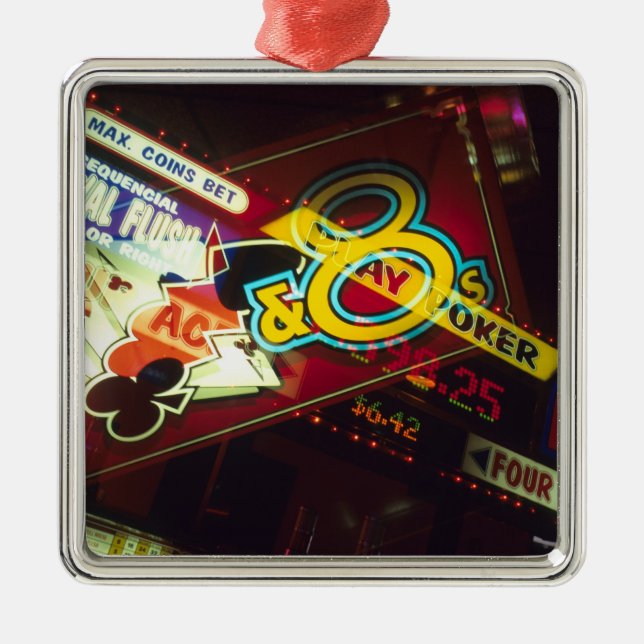 Ornamento De Metal Exposição dupla, Casino interior, Las Vegas, (Frente)