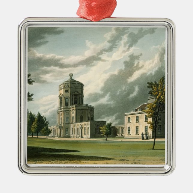 Ornamento De Metal Exterior do obervatório astronômico, illustra (Frente)