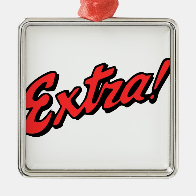 Ornamento De Metal Extra! Exclusivo (Frente)