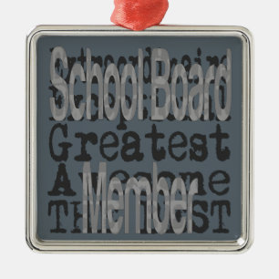 Ornamento De Metal Extraordinário do Conselho escolar