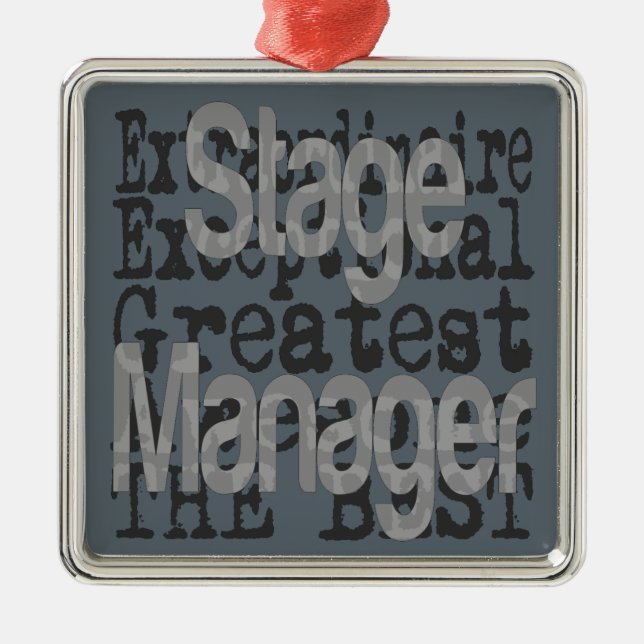 Ornamento De Metal Extraordinário do Gerenciador de palcos (Frente)