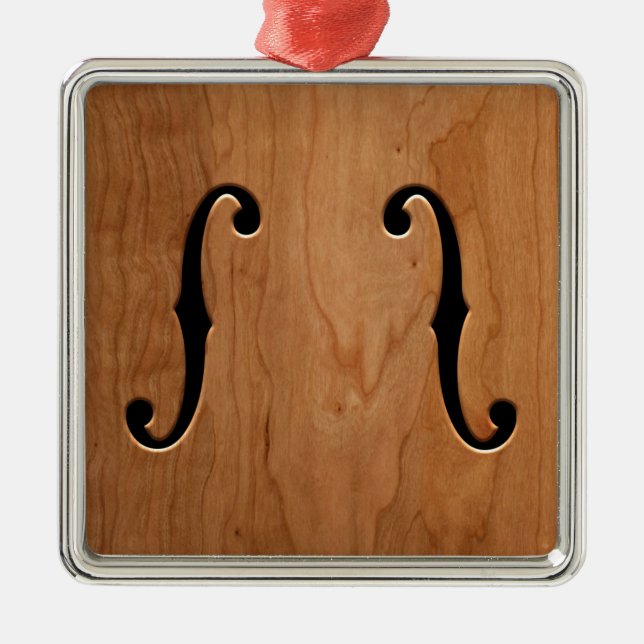 Ornamento De Metal F-Furos - wg (Frente)