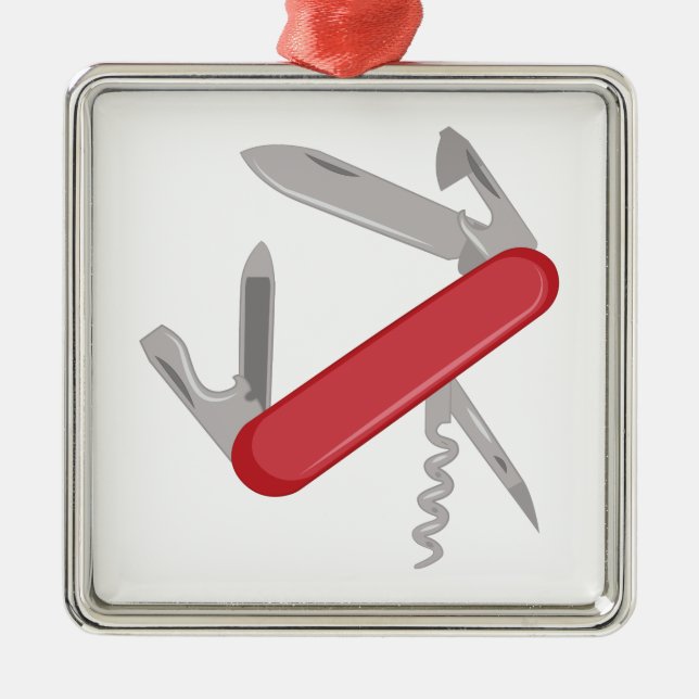 Ornamento De Metal Faca de bolso (Frente)