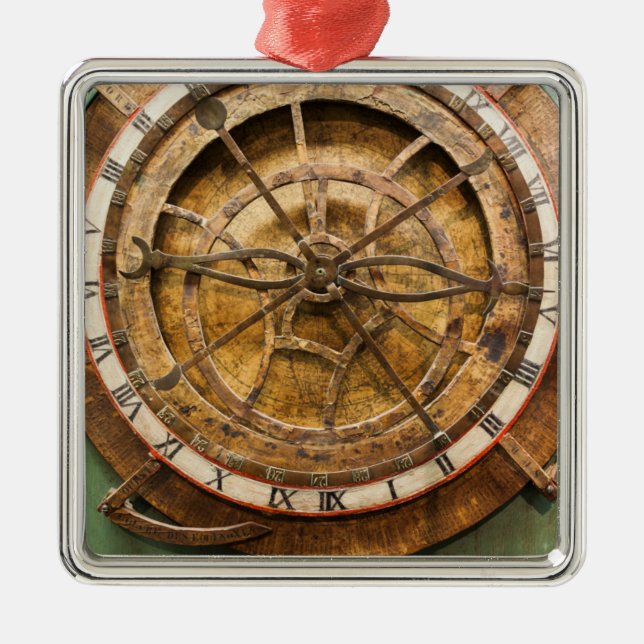 Ornamento De Metal Face de relógio antiga, Alemanha (Frente)