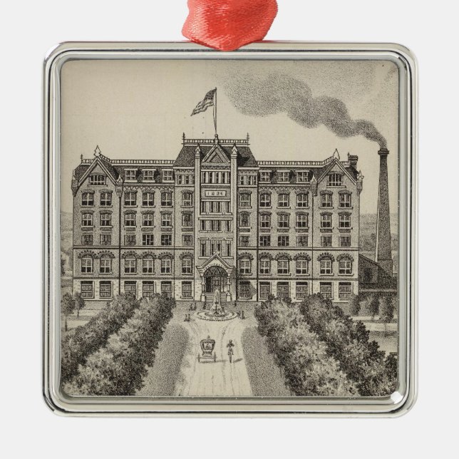 Ornamento De Metal Faculdade de Bethany, Lindsborg, Kansas (Frente)