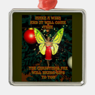 Ornamento De Metal Fada do Natal