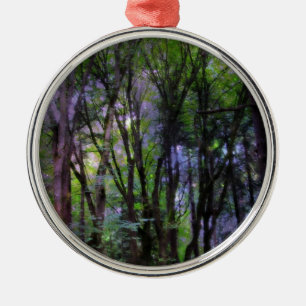 Ornamento De Metal Fairy Lights Surreal Forest