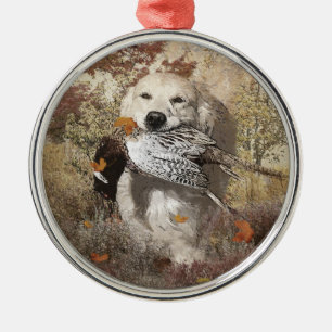 Ornamento De Metal Faisão caçador, impressão de poster acrílico t