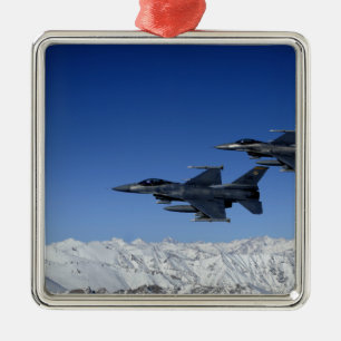Ornamento De Metal Falcons de combate do F-16 da força aérea de E.U
