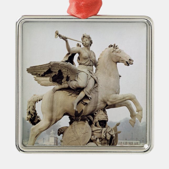 Ornamento De Metal Fama que monta Pegasus 1699-1702 (Frente)