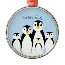 Família de pinguins