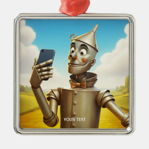 Ornamento De Metal Fantasy Cute Tin Man Road