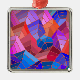 Ornamento De Metal Fantasy Mounains View do Céu