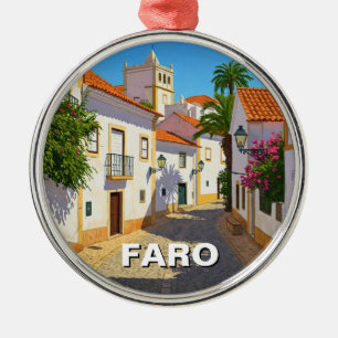 Ornamento De Metal Faro Portugal Algarve Viagem