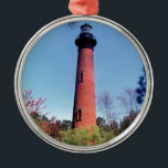 Ornamento De Metal Farol Currituck<br><div class="desc">Farol Currituck</div>