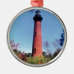 Ornamento De Metal Farol Currituck