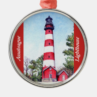Ornamento De Metal Farol da Ilha de Assateague