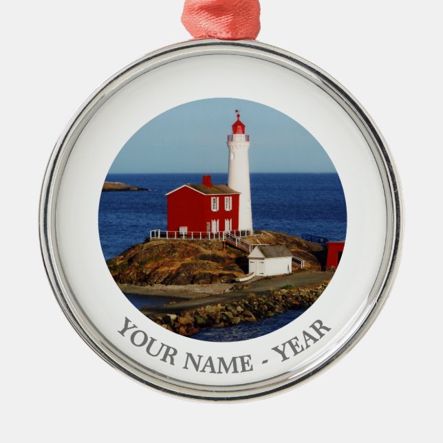 Ornamento De Metal Farol de Fisgard (Frente)