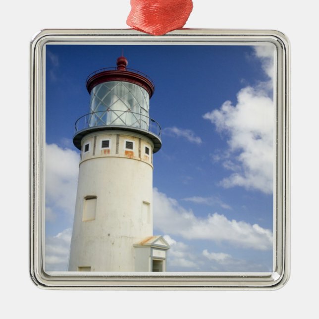 Ornamento De Metal Farol de Kilauea (Frente)
