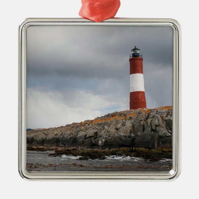 Ornamento De Metal Farol no Canal de Beagle (Frente)