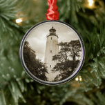 Ornamento De Metal Farol Sandy Hook<br><div class="desc">Farol Sandy Hook</div>