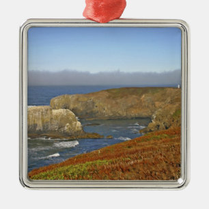 Ornamento De Metal Farol Yaquina Head em Newport Oregon