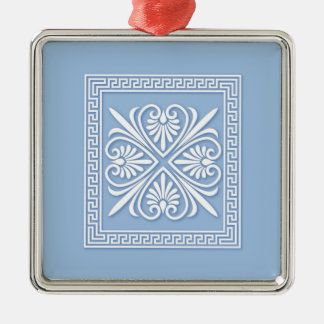 Ornamento De Metal Faux Jasperware