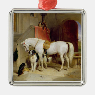 Ornamento De Metal Favorito do príncipe George (óleo em canvas)