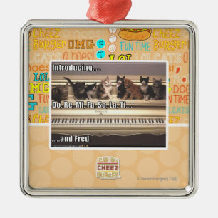 Ornamento De Metal Faz, o Re, MI, Fa, assim, La, Ti, Fred