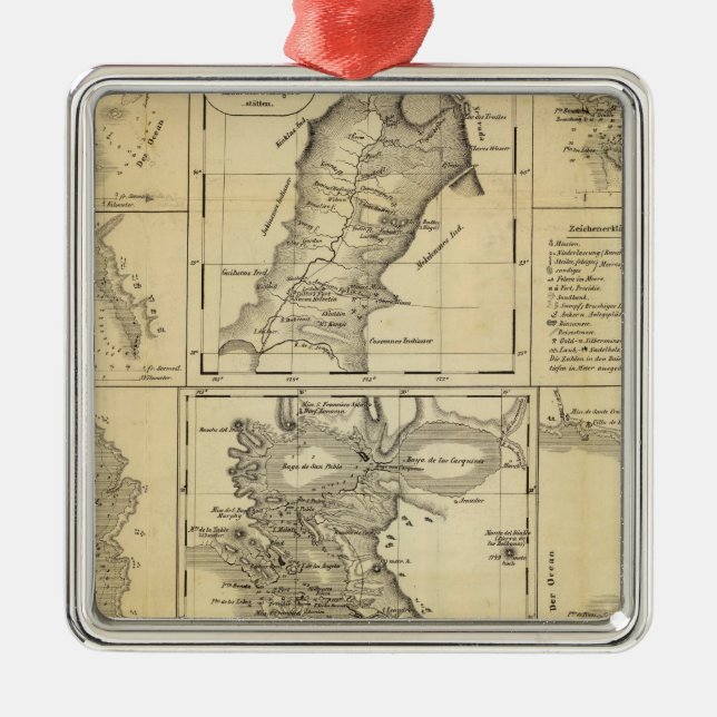 Ornamento De Metal Febre do ouro de Califórnia (Frente)