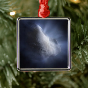 Ornamento De Metal Feche Ilustrativamente O Tempel De Cometa.