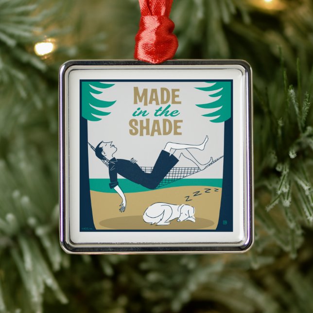 Ornamento De Metal Feito na Sombra (Árvore)