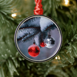 Ornamento De Metal Feliz ano novo